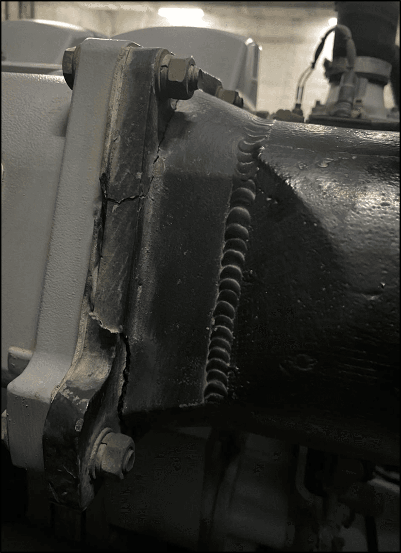 Flange dari pipa intercooler menuju manifold intake pecah 24 agustus 2025