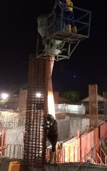 Pengecoran Dinding beton