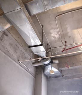 Instalasi mesin exhaust fan 15-10-2021