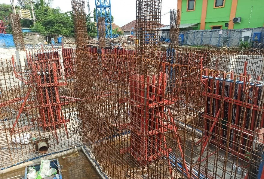 Pembesian Dinding Beton