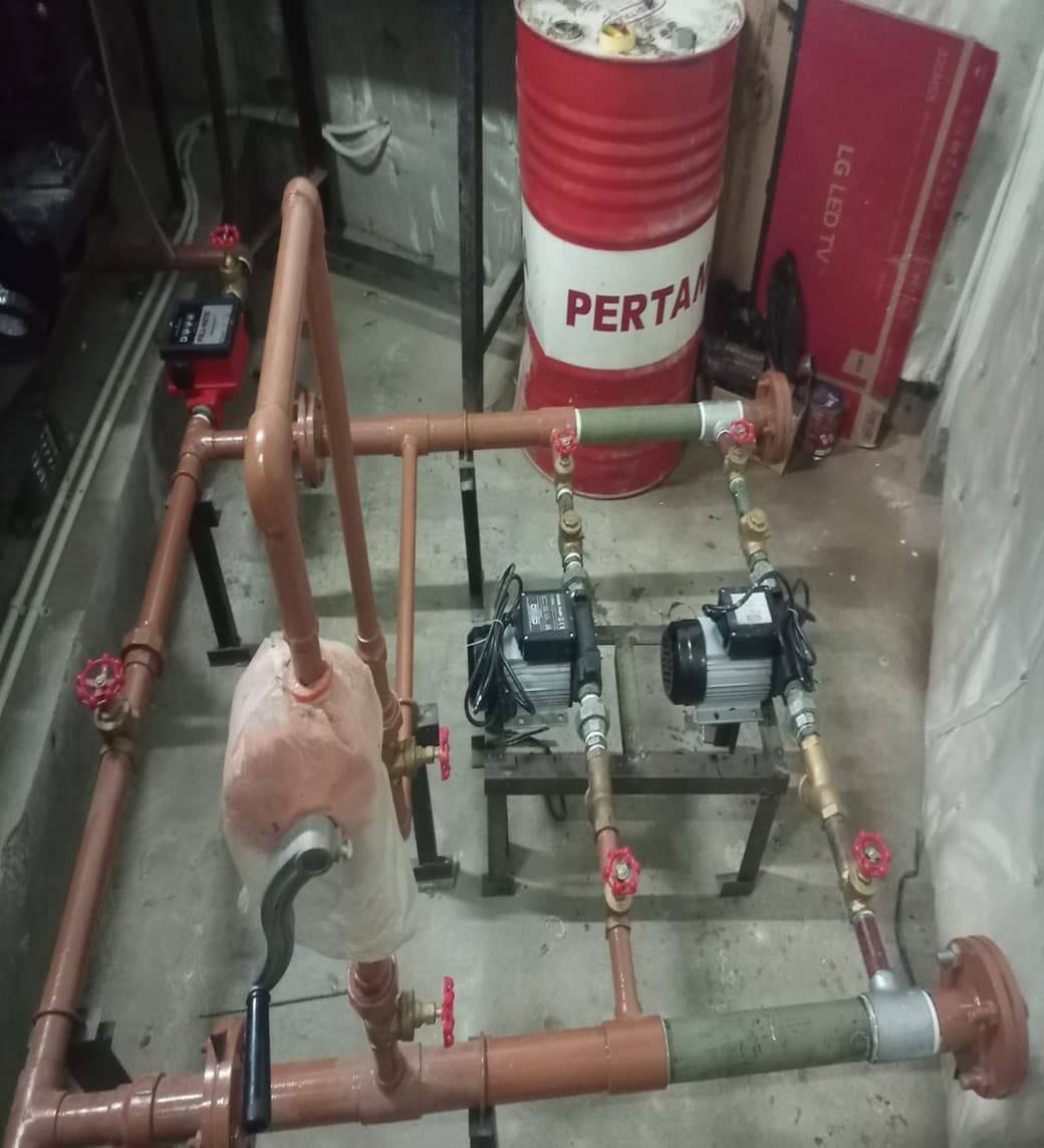 PEMASANGAN SYSTEM PIMIPAAN DAN POMPA BAHN BAKAR