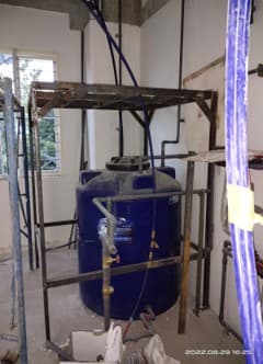 LT.2 Dudukan tanki RO untuk mesin autoclave 29/08/2022.