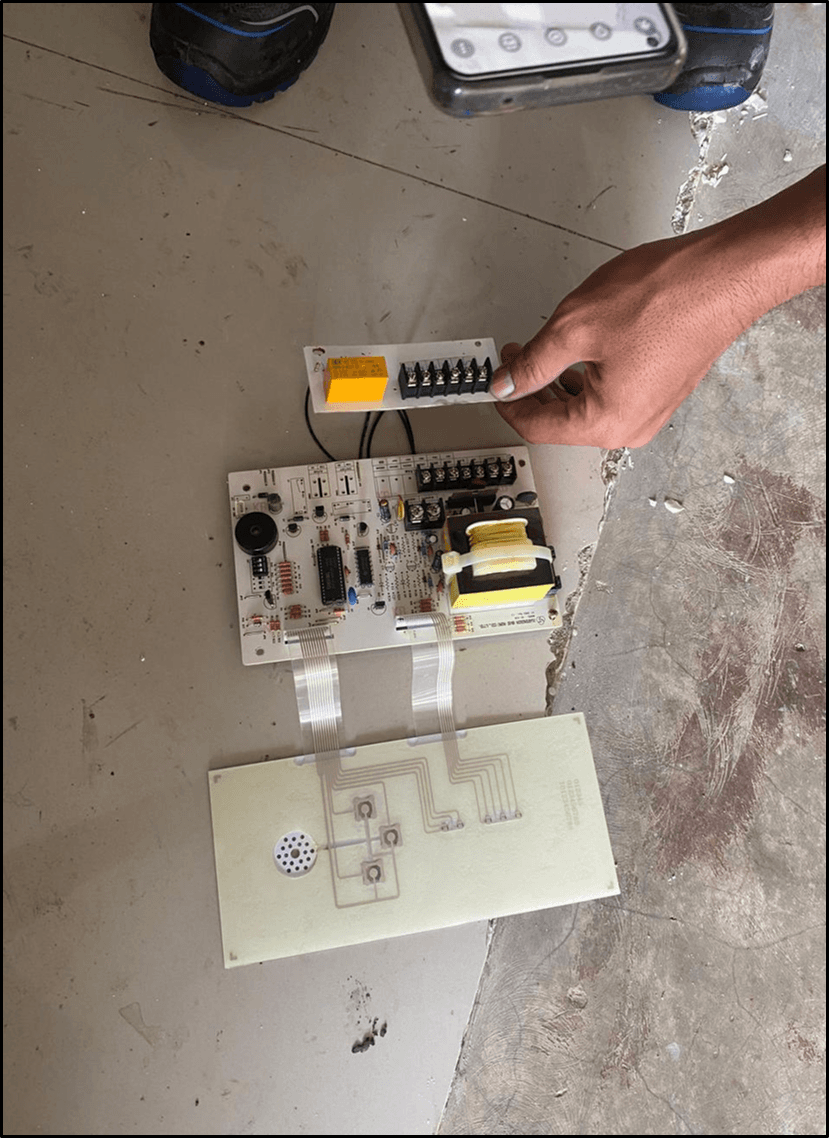 Panel Fire Alarm gas LPG mengalami kerusakan 13/01/2025
