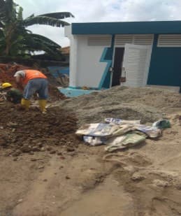 Gali untuk pasang kabel TM PLN 08-12-21