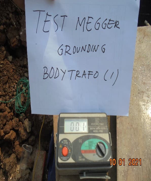 Test Grounding Body Travo 10-01-2021