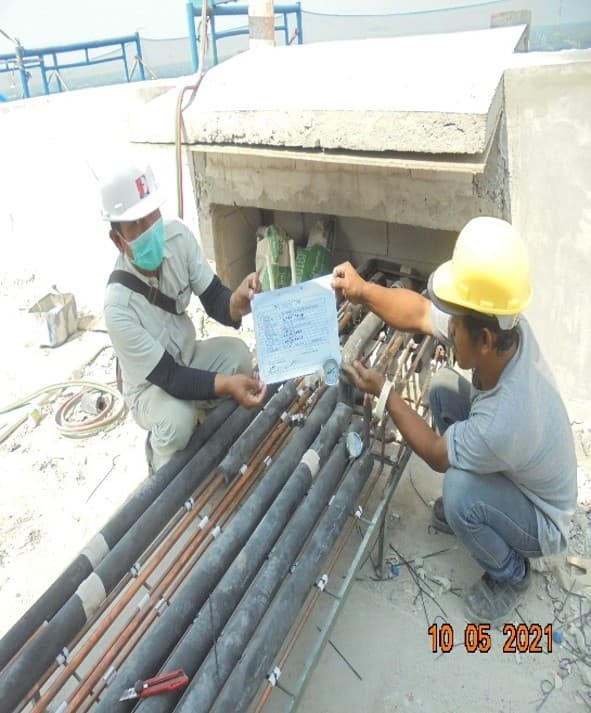 Test Akhir pipa AHU 05-10-2021