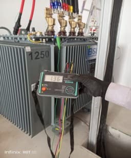 Test Meger kabel TM dari PLN untuk SLO